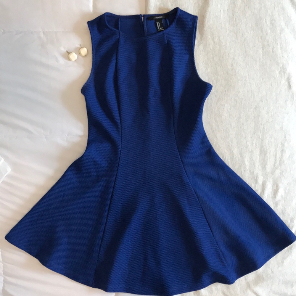 Blue dress - short